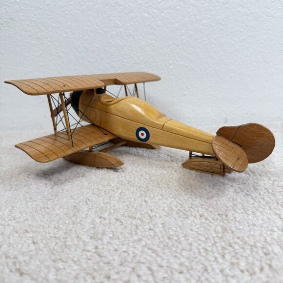 Heritage Mint Sopwith Schneider VF06 1914 British Seaplane Wooden Model VTG 1999 - Picture 3 of 8